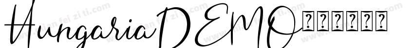 HungariaDEMO字体转换