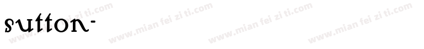 sutton字体转换