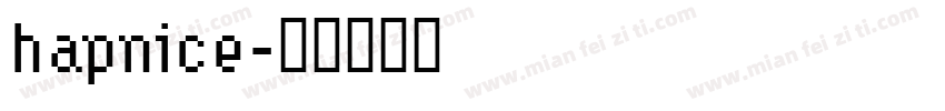 hapnice字体转换