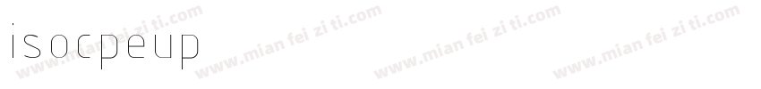 isocpeup字体转换