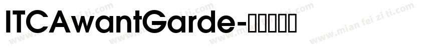 ITCAwantGarde字体转换