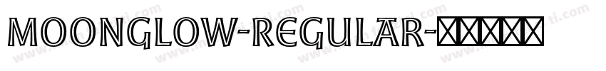 Moonglow-Regular字体转换