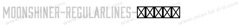 Moonshiner-RegularLines字体转换