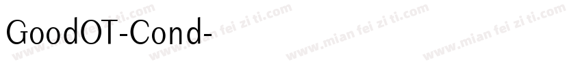GoodOT-Cond字体转换