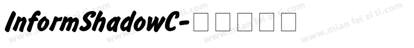 InformShadowC字体转换