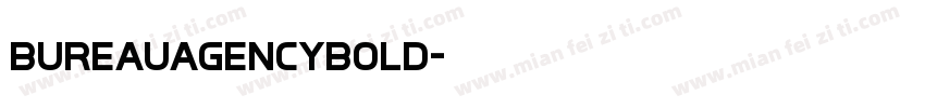 BureauAgencyBold字体转换