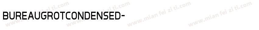 BureauGrotCondensed字体转换