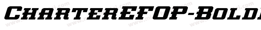 CharterEFOP-BoldItal字体转换