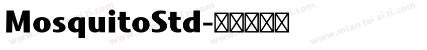 MosquitoStd字体转换