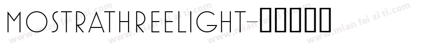 MostraThreeLight字体转换