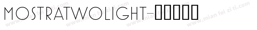 MostraTwoLight字体转换