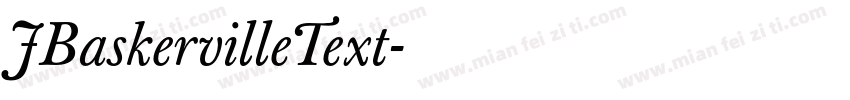 JBaskervilleText字体转换
