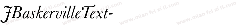 JBaskervilleText字体转换