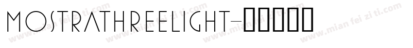 MostraThreeLight字体转换