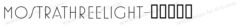 MostraThreeLight字体转换