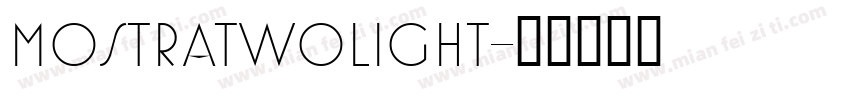 MostraTwoLight字体转换