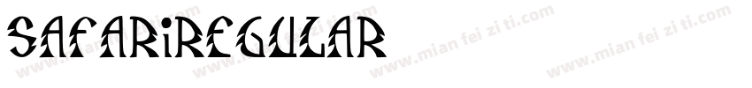 SafariRegular字体转换