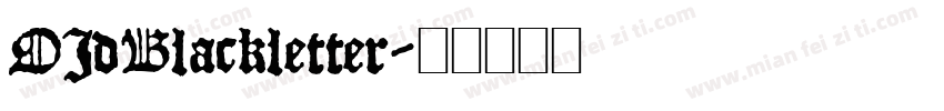 OIdBlackletter字体转换
