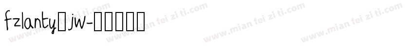 fzlanty—jw字体转换