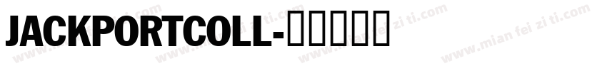 JACKPORTCOLL字体转换
