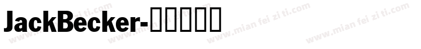 JackBecker字体转换