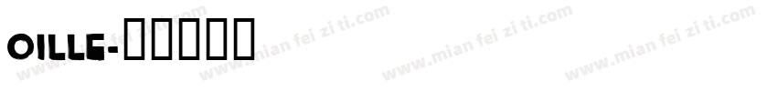 oille字体转换