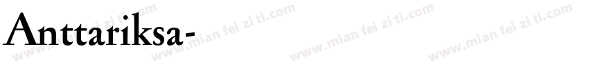 Anttariksa字体转换