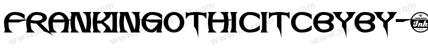 FrankInGothicITCBYby字体转换
