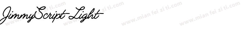 JimmyScript-Light字体转换