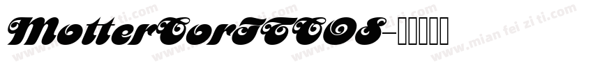 MotterCorITCOS字体转换
