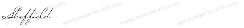 Sheffield字体转换