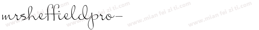 mrsheffieldpro字体转换