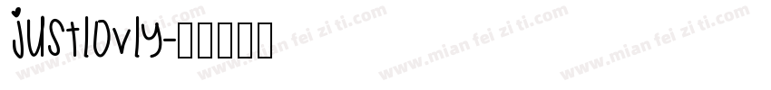 justlovly字体转换