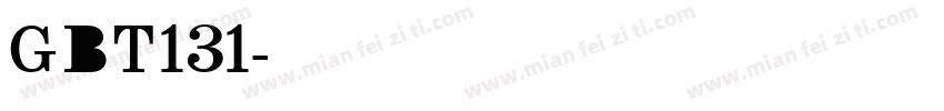 GBT131字体转换