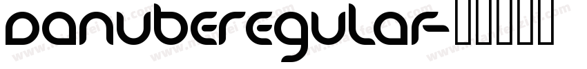 DanubeRegular字体转换
