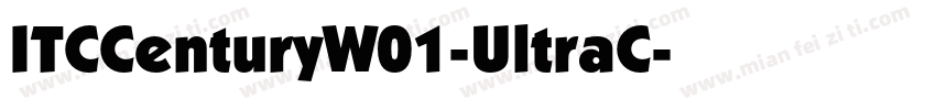 ITCCenturyW01-UltraC字体转换