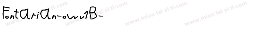Fontarian-owv1B字体转换