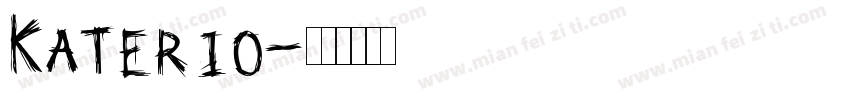 Katerio字体转换