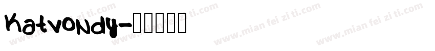 Katvondy字体转换