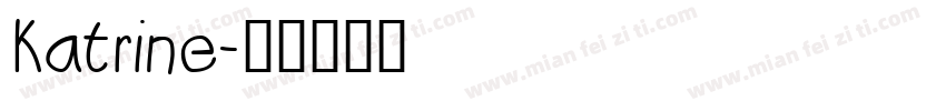 katrine字体转换