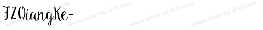 FZQiangKe字体转换