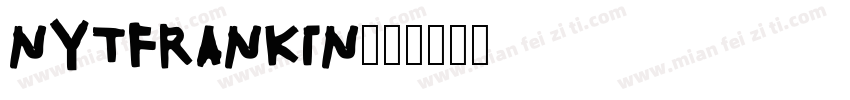 nytfrankin字体转换