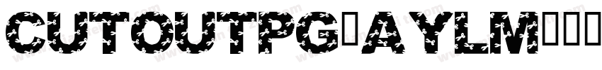 CutOutPg-ayLm字体转换