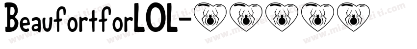 BeaufortforLOL字体转换