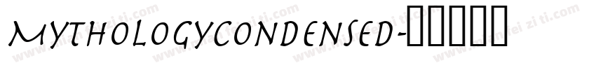 MythologyCondensed字体转换