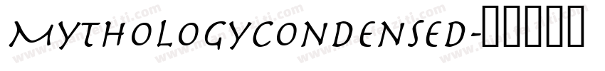 MythologyCondensed字体转换