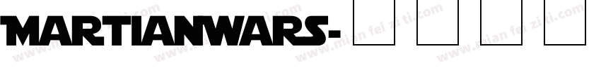 MartianWars字体转换