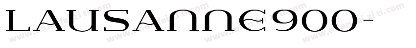 Lausanne900字体转换