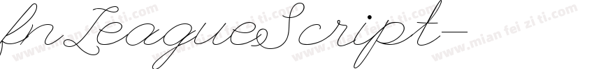 fnLeagueScript字体转换