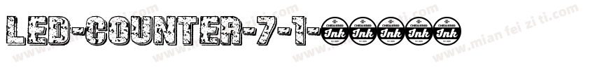 led-counter-7-1字体转换